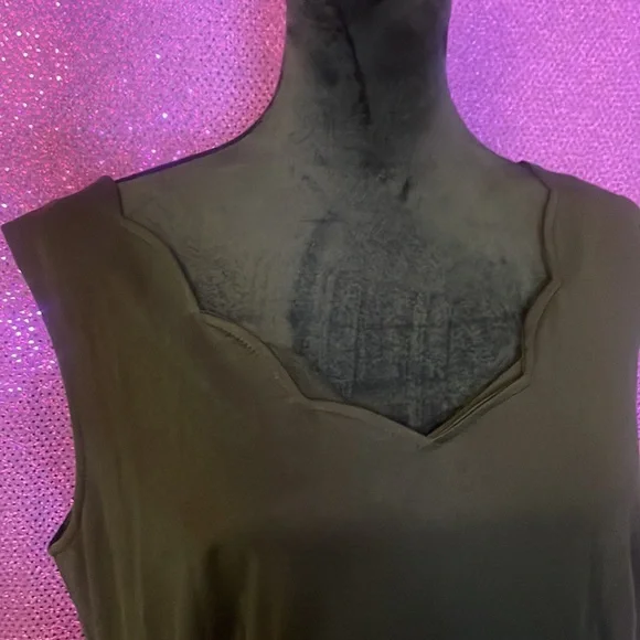 🆕💜Christmas Cats Musical Notes Print Sleeveless Dress - Picture 2 of 5